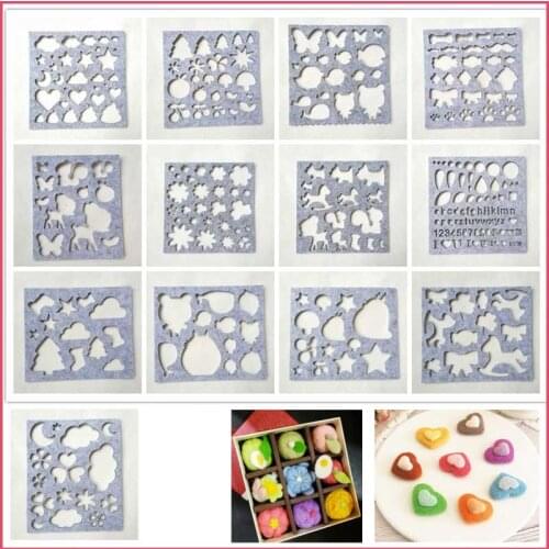 Beginner Creative Wool Felt Mold Needle Felting DIY Craft Stencil Applique Mold Stitch Felt Kit Pattern Needlework Mould Tool