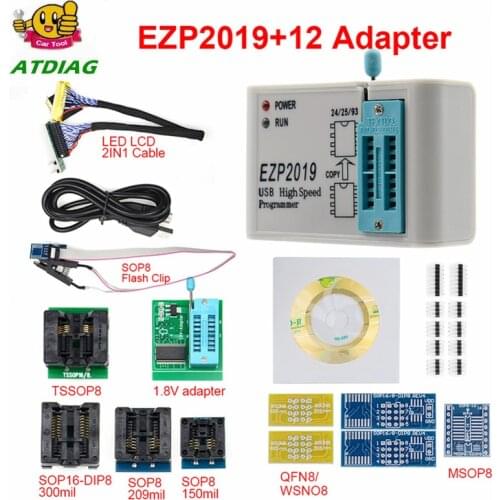Quality A+++ Programmer EZP2019 Support WIN7&WIN8 USB High Speed Programmer Support 24/25/26/93 series chips
