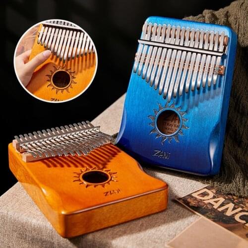 Kalimba 17 key 21keys Wooden Thumb Piano Music Toys Kids Learn Music Fingers Piano To Give Children Musical Instruments Toys