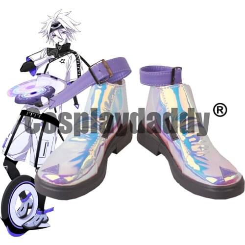 #COMPASS MMM Sprinter Reiya Noctilucent Crime Municipality Enders Self-Praise Rally Ver. Game Cosplay Shoes Boots S008