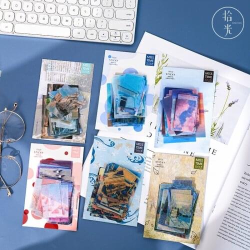 20set/1lot Kawaii Stationery Stickers Azure City Series Diary Planner Decorative Mobile Stickers Scrapbooking DIY Craft