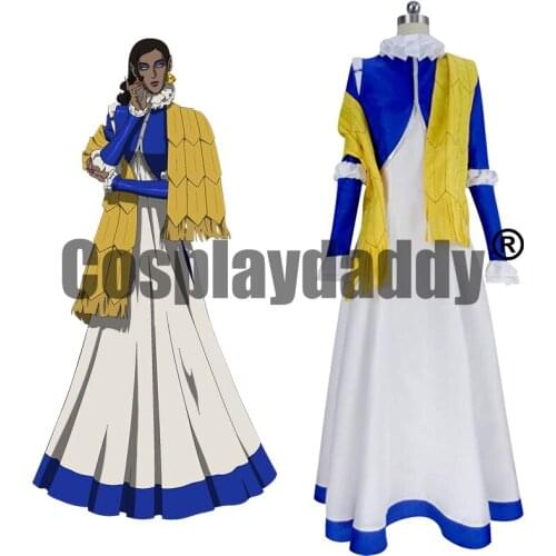 Castlevania animated series Queen of Styria Council of Sisters Morana Outfit Dress Cosplay Costume S002