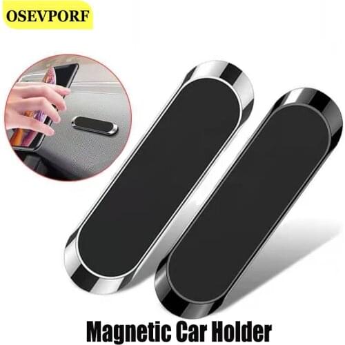 Magnetic Car Holder for Phone Universal Holder Mobile Cell Phone Support Stand for Car Air Vent Mount GPS Strip Car Phone Holder