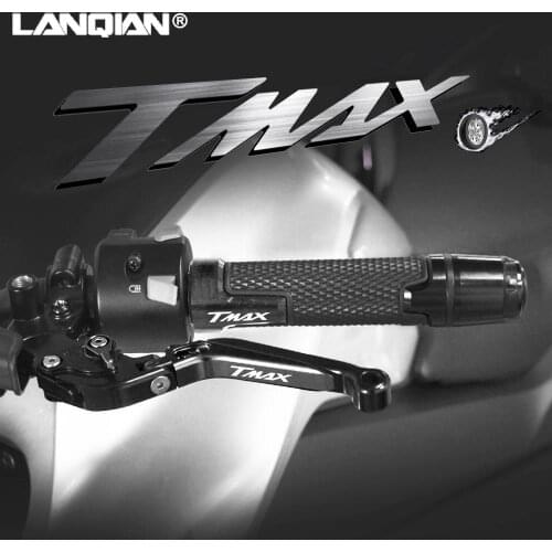 Motorcycle Accessories Brake Clutch Levers & Handlebar Handle Grips For Yamaha TMAX 560 2019-2020 XP 500 2010-2011 XP530 12-16