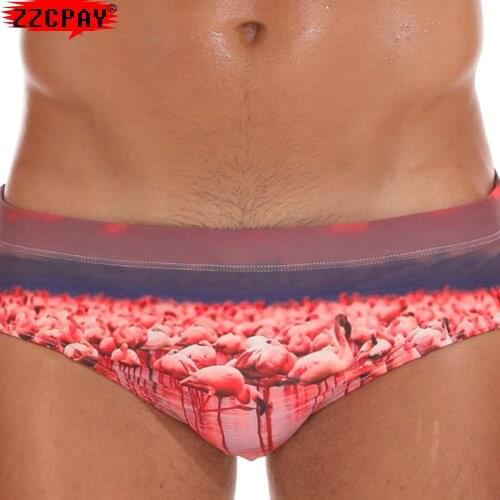 Sexy Swimsuit Triangle Pouch Swimwear Low Waist Mens Swim Breifs Male Swimming Trunks Summer Swim Shorts Men