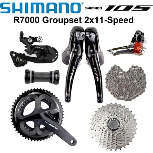 SHIMANO 5800 105 R7000 Groupset 105 5800 Derailleurs ROAD Bicycle 50-34 52-36 53-39T 165 170 172.5 175MM 28T 30T 32T 34T