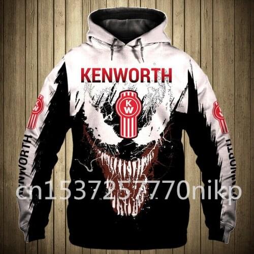 2021 New Kenworth Hoodie High Quality Mens Clothing Sweatshirt Harajuku Oversized Hoodie 3D Anime Streetwear Hooded Sweatshirt