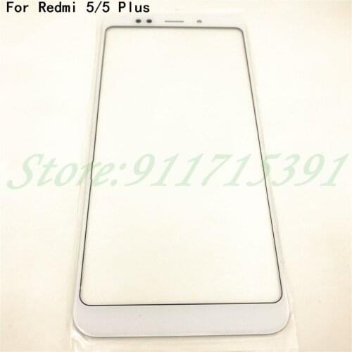 New Front Outer Glass For Xiaomi Redmi 5 Redmi 5 Plus Redmi Note 5 Redmi Note 5 Pro Touch Screen LCD Display Glass Replacement