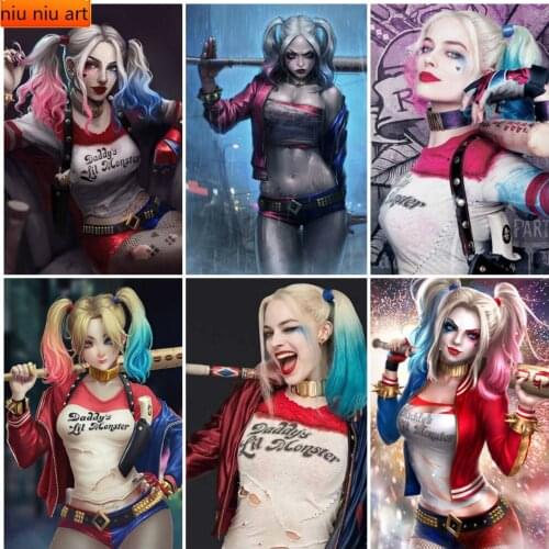 Anime Poster Clown Girl Movie Comics Canvas Painting Wall Decoration Wall Poster Wall Art Picture Home Decoration