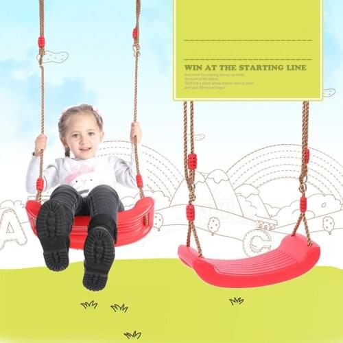 SAILEROAD Childrens Outdoor Garden Tree Swing Rope Seat Molded For Kids Plastic Swings Belt Seat Toys Hanging Playground Gifts