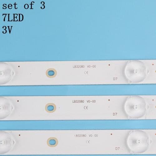 620mm LED Backlight strip 7 lamp For lb-pf3030-GJD2P53153X7AHV2-D 32pht4101/60 32lj500v 32pht41321/12 LB32080 V-003 KDL-32R330D