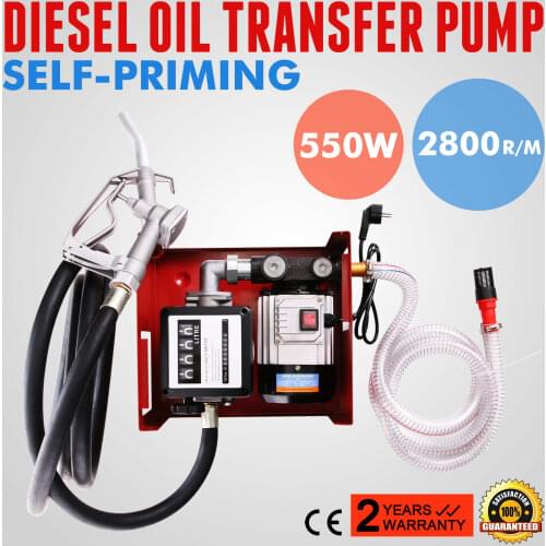 Fuel pump diesel pump self-priming pump 220v low noise 60l / min suitable for oil warehouse, dock, factory, farmland and mine