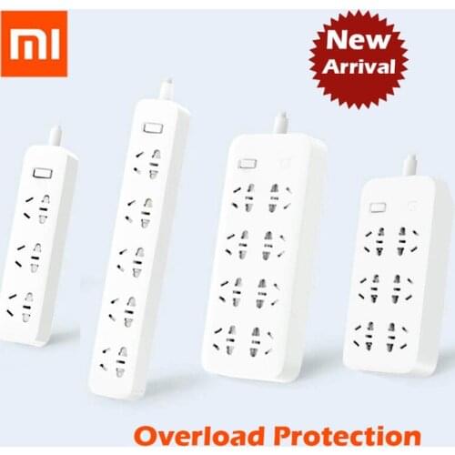 Xiaomi Mijia Power Strip Fast Charging 2500W 10A 6 Standard Sockets/8 Standard Sockets/3 Socket With 1M/5M Cable Charging Power