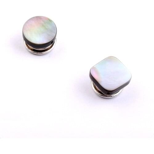 High-end Natural Shell Metal Magnetic Brooches for Women Shawl Shirt Collar Pins Badge Fashion Jewelry Clothing Accessories