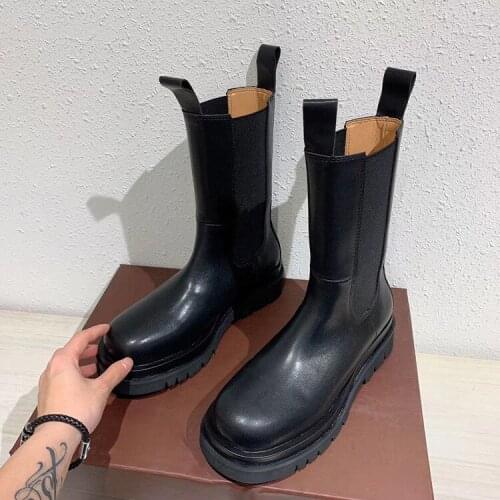 Mr Co Women Ankle Boots Woman Shoes Autumn Brand Boots Female Platform Boots Lasdies Fashion Stretch Boots