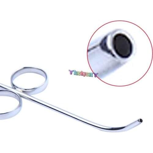 1Pcs Bone Graft Syringe Curved Grafting Injector Dental Implant Instruments