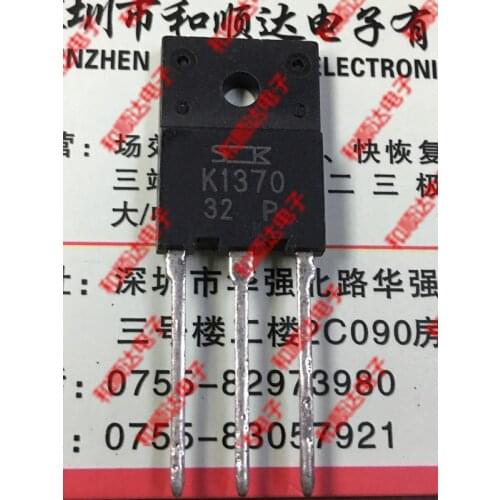 10pcs/lot K1370 2SK1370 New Spot TO-3PF 400V 15A