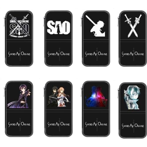 Anime Sword Art Online Pencil Case Zipper Storage Pouch Make Up Box Stationery Makeup Case School Supplies Cosmetic Case