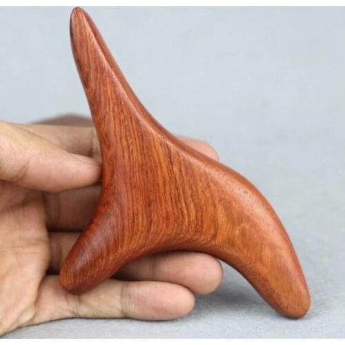 Wooden Body Foot Neck Relax Blood Circulation Massager Triangle SPA Reflexology Massage Stick Tool