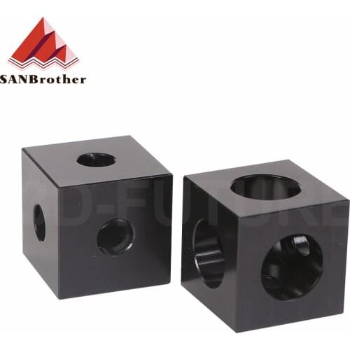 3D Printer Parts 2020 Aluminum Block Three Way V-slot Connector Cube wheel corner for connecting aluminum profile three sides