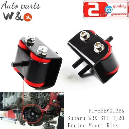 For Subaru WRX STI EJ20 Impreza Legacy 2.0L Engine Transmission Mount Kits PU-SBEM013BK