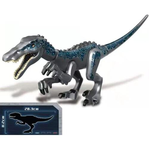 Jurassic Big Dinosaur Building Blocks Toys Park Compatible Major Brand Gifts Simulation Animal Rex Raptor