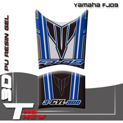 Hot sell Motorcycle Tank Sticker Decals 3D Tank Pad Fishbone Protective Decals For Yamaha FJ09 2013 14 15 FJ-09