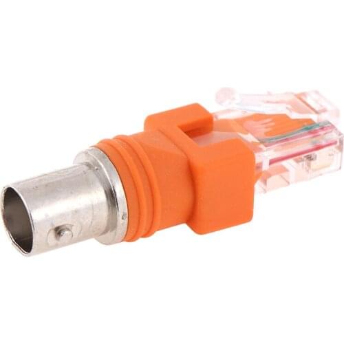 Adapter RJ45 to RF Connector New 1pcs BNC Female to RJ45 Male Coaxial Coax Barrel Coupler