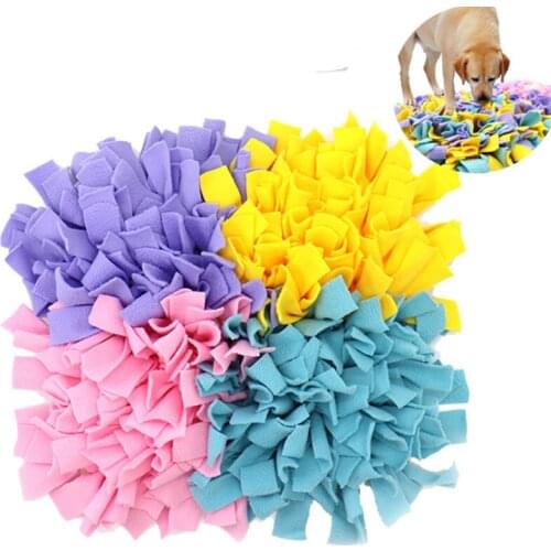Pet Dog Snuffle Mat Nose Smell Training Sniffing Blanket Pad Washable Durable Dog Training Release Pressure Pet Dogs Accessories