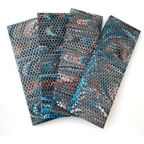 2pieces C-Tek Honeycomb resin Material for DIY Knife Handle Material Plate Resin Compound Material 120x40x8mm