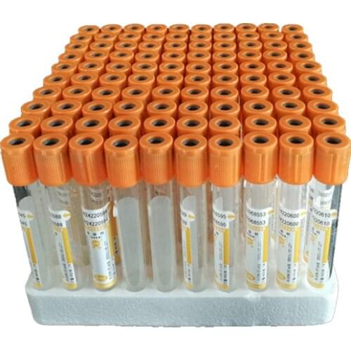 50pcs Blood Collecting Tube Separation Gel/Coagulant Tube vacuum blood collection tubes for Lab Medical Blood Test PRP Tube