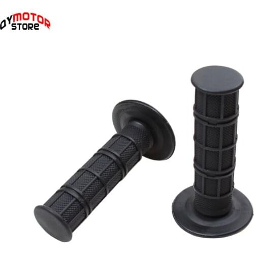 Black colours Universal handle grips Hand Grips Gel Handle Bar dirt pit bike Motorcycle Motocross Motorbike Parts Free shipping