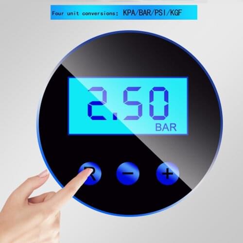 Air Compressor, Multi-Function Digital Display Portable Air Compressor Pump for Car, Bicycle, Ball, Air Mattress, Rubber Boat