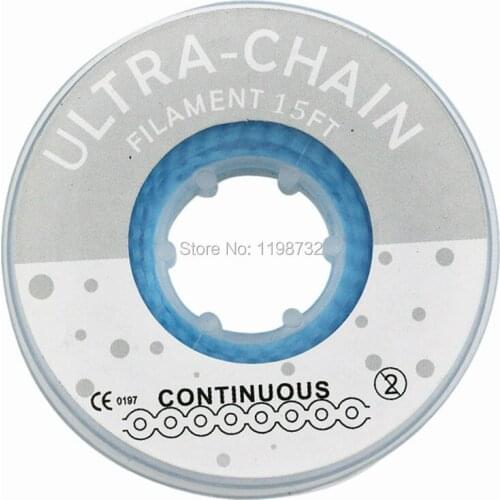 High Strength Dental Orthodontics Materials Elastic Ultra Power Chains Blue Continuous Size Dentist Products