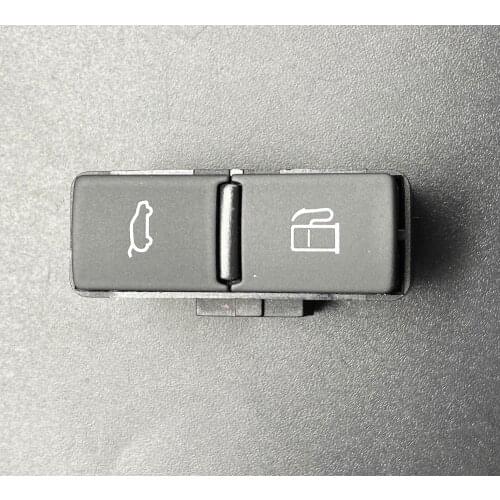 1PC for Audi A8 S8 Q7 Fuel Tank boot Luggage Cover trunk Door lock Button cap Switch 4E0 959 831 5PR 4L1 959 833 5PR