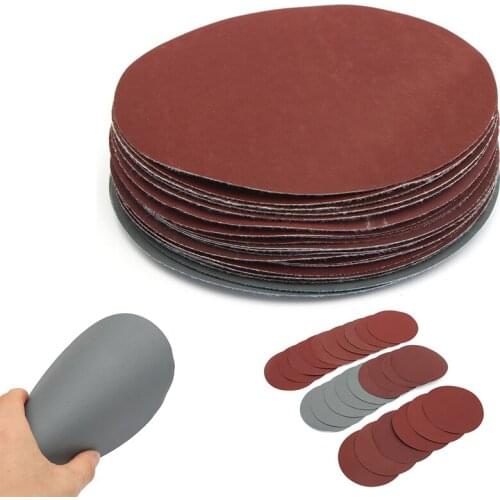 25pcs 6inch 150mm Round Sanding Discs Polishing Pad Sander Paper Set 600-3000Grit Accessories