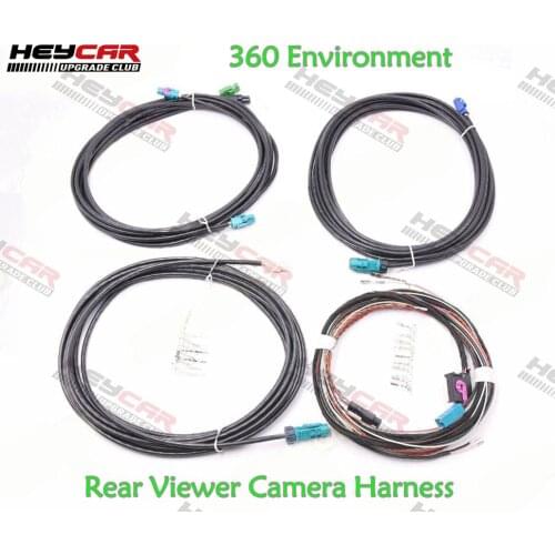 360 Environment Rear Viewer Camera Harness Cable Wire For VW Skoda Seat Original TIGUAN PASSAT B8