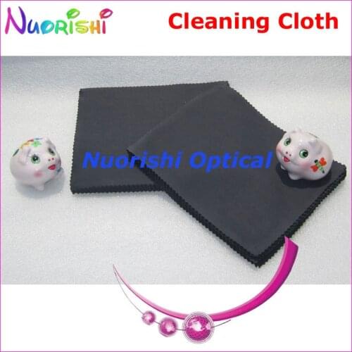 Free Shipping Black Sunglass Lens Phone MP4 MP5 Small Size Microfiber cleaning cloth