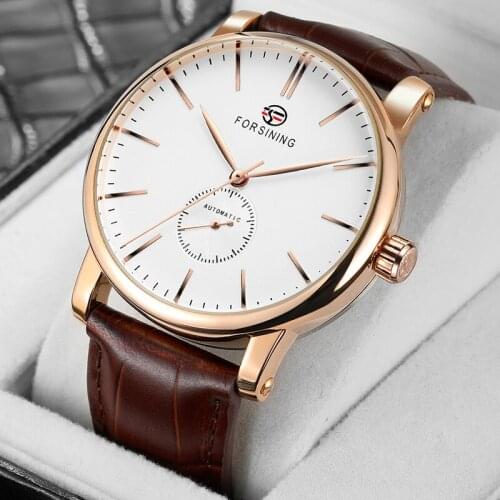 New Famous Luxury Brand Mens Watches Mechanical Movement Leather Strap Automatic Self-winding Clock Male Big Dial Wrist Watches