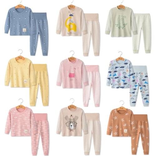 Kids Boys Sleepwear Baby Girl Winter Cotton Sets Children Homewear Pajamas for Boy Pyjamas Kids Nightwear 2-6T Toddler Clothes
