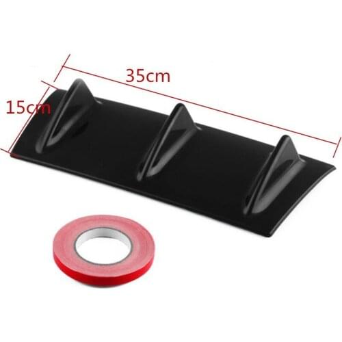 For BMW Modified shark fin rear bumper spoiler car universal rear bumper shark fin chassis deflector Car Styling Accessories