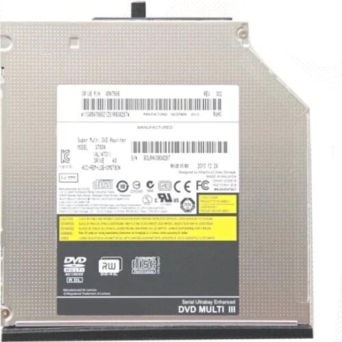 For Lenovo Thinkpad T430S T420S T410S 8X DVD RW RAM Double Layer DL Writer 24X CD Burner Optical Drive