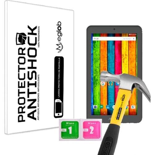 Screen protector Anti-Shock Anti-scratch Anti-Shatter compatible with Tablet Archos 70c neon