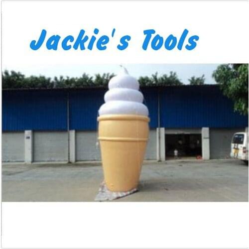 4m Inflatable Lighted Ice Cream Balloon Advertising with blower 110v/ 220v Top Quality