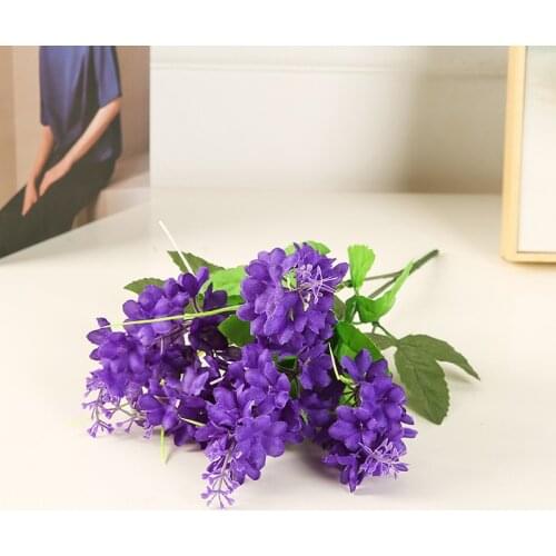 Artificial Hyacinth Violet Flower Bridal Floral Home Decoration Ornamental Marriage Birthday Party