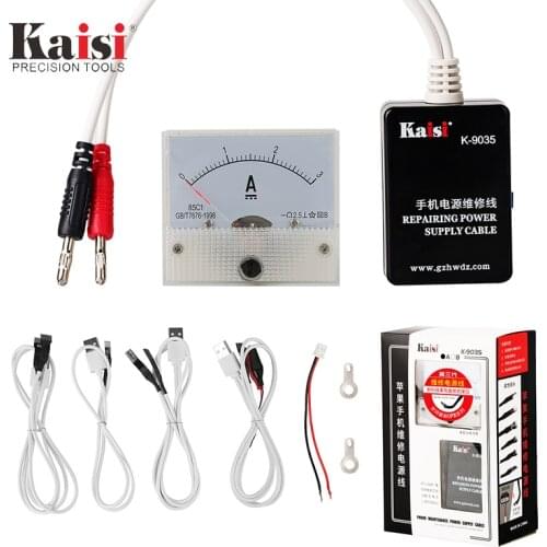 Kaisi K-9035A/B DC Power Supply Cable With Multimeter Display Parts For iPhone 5S 6 6S 7 8 X MAX XR Motherboard Repair