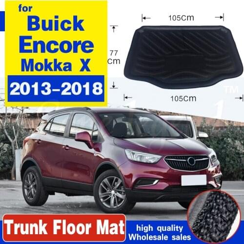 Fit For 2013 -2019 Buick Encore Opel Vauxhall Mokka X Rear Trunk Cargo Boot Mat Liner Tray Floor Carpet 2014 2015 2016