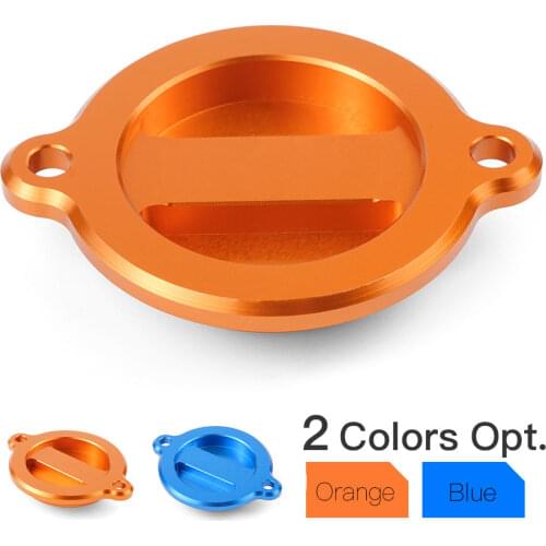 NICECNC Billet Oil Filter Cover Cap For KTM 450 500 EXC SXF 690 990 1050 1190 1290 SMC/ENDURO Aadventure Duke RC 125 200 390