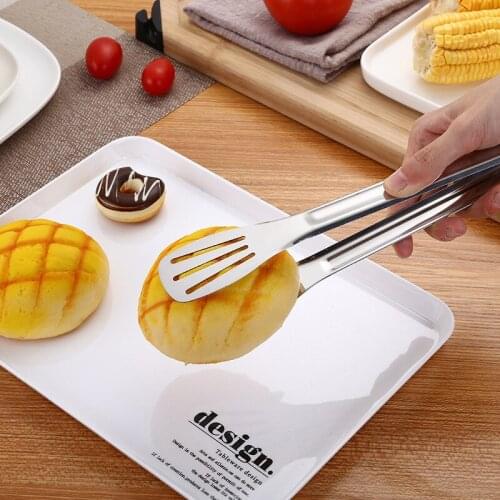 Kitchen Accessories Stainless Steel Bread Tongs Buffet-type Barbecue Meat Clip BBQ Accessories Grill Tool BBQ Tong Kitchen Tools