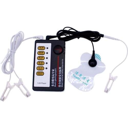 Electric Shock Breast Nipple Massager Electrical Stimulation Full Body Muscle Massager Paste Pulse Therapy Sex Toys